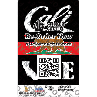 Huntington Beach Black Bear Cali Sticker