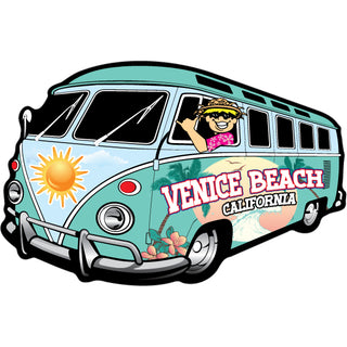 Venice Beach  California   Beach Camper Sticker