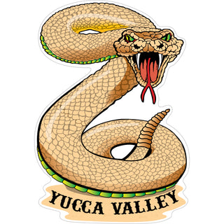 Yucca Valley  CA   Rattlesnake Sticker