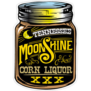 Tennessee   Moonshine Corn Liquor Jar Sticker