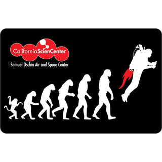 Astronaut Evolution Sticker