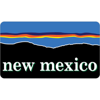 New Mexico   Stylized Sunset Sticker
