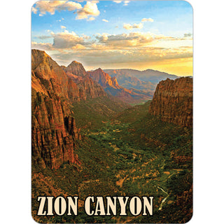 Zion Canyon   Canyon Photo Sticker