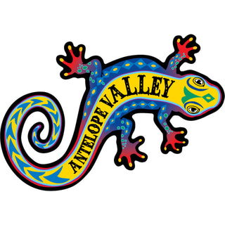 Antelope Valley Colorful Gecko Sticker