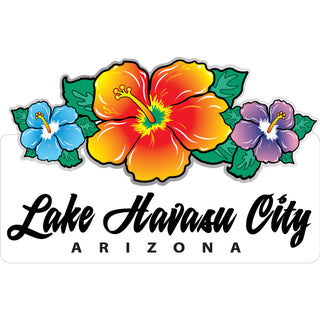 Lake Havasu City  Arizona   Triple Hibiscus Sticker