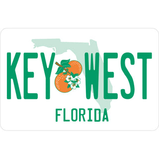 OK3 Key West Florida License Plate Sticker