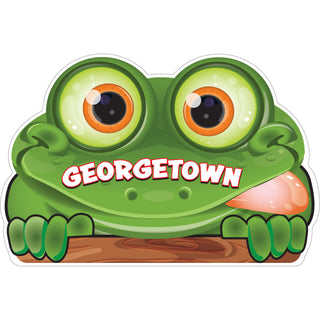 OK4 Georgetown Frog Lookover Sticker