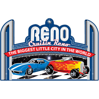 Reno 2 Classic Cars Arch Sticker