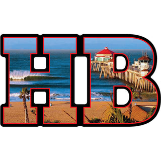 Huntington Beach  HB Pier Sticker