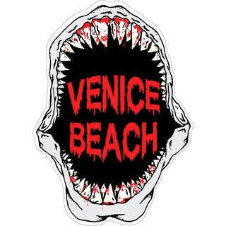 Venice Beach   Shark Jaw Sticker