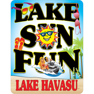 Lake Havasu   Lake Sun Fun Sticker