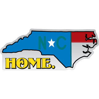 North Carolina Home State Shape Sticker