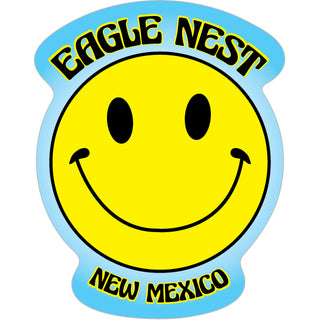Eagle Nest  New Mexico   Happy Face Sticker