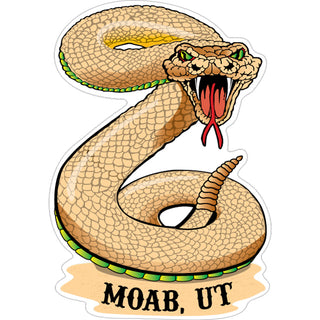 OK4 Moab Ut Rattlesnake (0425 00015 14) Sticker