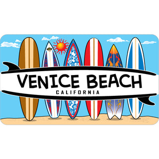 OK4 Venice Beach 6 up Surfboards Sticker