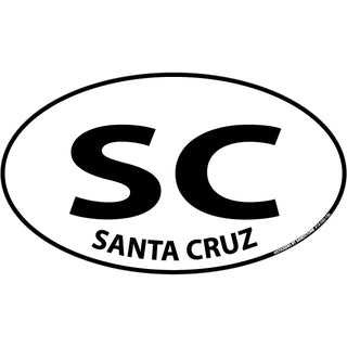 OK4 Santa Cruz SC Euro Oval small Sticker