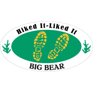 Big Bear hiked it liked it Sticker
