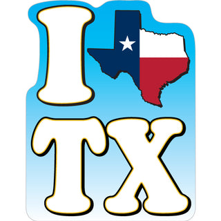 Texas   Bold Love Sticker