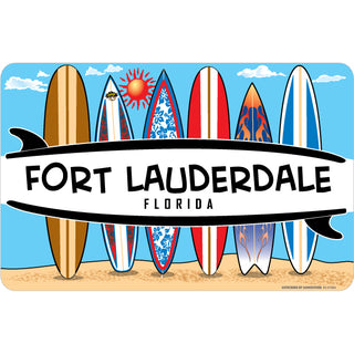 Ft. Lauderdale  Fl 6 Surfboards Sticker
