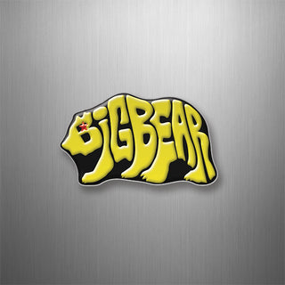 Big Bear   Yellow Letter Bear 3D Magnet