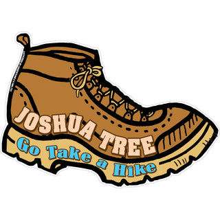 Joshua Tree   Go Take a Hike Boot Sticker