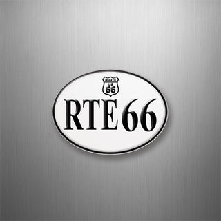 Route 66 Shield Euro Oval 3D Magnet