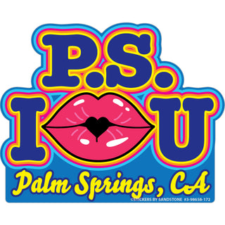 OK4 Palm Springs PS I Love You Sticker