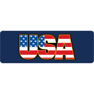 USA   USA Gold Trim Sticker