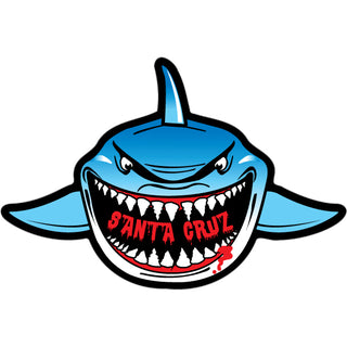 OK4 Santa Cruz Shark Front View mini Sticker