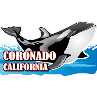 Coronado  CA   Orca Sticker