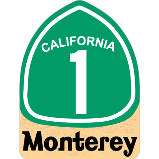 OK4 Monterey  CA PCH 1 Sign (01217) Sticker