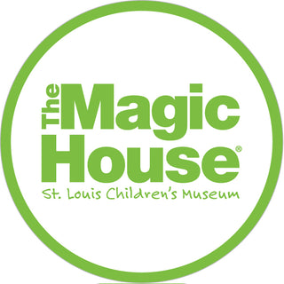 The Magic House Green Circle Sticker