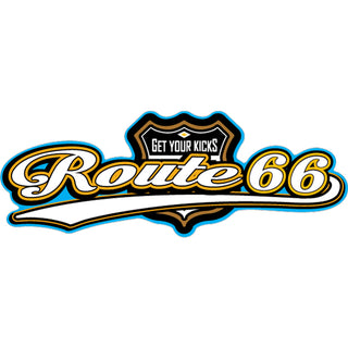 Route 66   Get Your Kicks Brown Shield Sticker