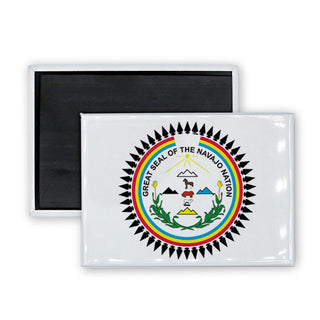 Navajo Seal Rectangle Badge Magnet