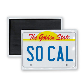 So Cal License Plate Rectangle Badge Magnet
