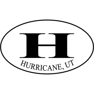 OK3 Hurricane Utah Euro Oval Sticker