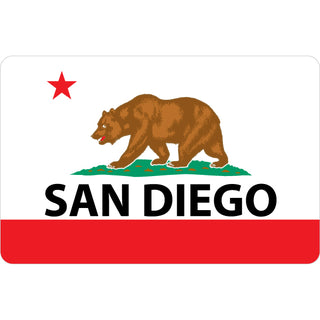 San Diego   California Flag Sticker