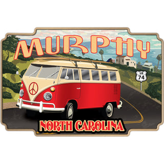 Murphy Vintage Bus Sticker