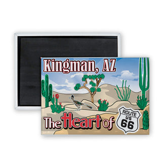 kingman the heart of r66 Rectangle Badge Magnet