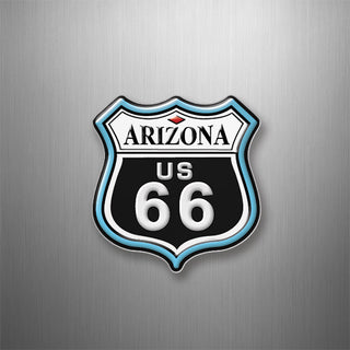 Arizona   Route 66 Color Shield 3D Magnet