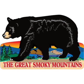 Great Smoky Mountains   Walking Bear Sticker