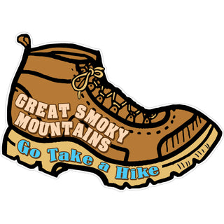 OK4 GREAT SMOKY GO TAKE A HIKE BOOT Sticker