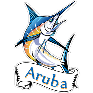 Aruba   Marlin Sticker