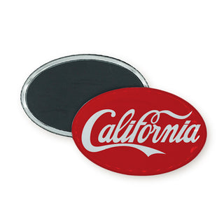 California   Enjoy Cola Oval Badge Magnet