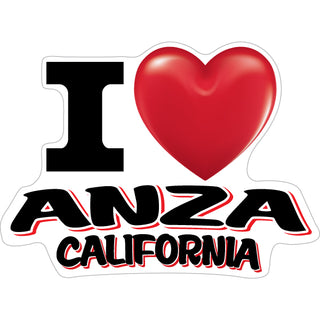 I Heart ANZA California Sticker