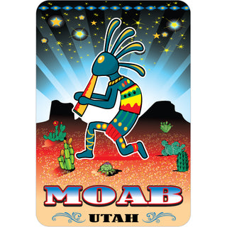 OK4 Moab Ut Kokopelli Night Stars (0425 00738 14) Sticker
