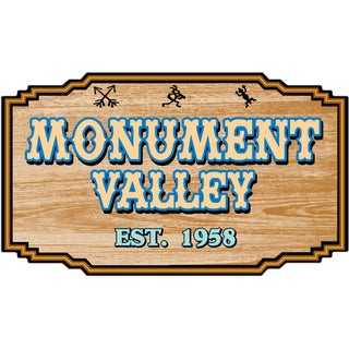 OK4 Monument Valley Wood Sign Sticker