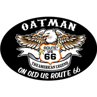 Oatman Eagle   Oatman R66 Eagle Sticker
