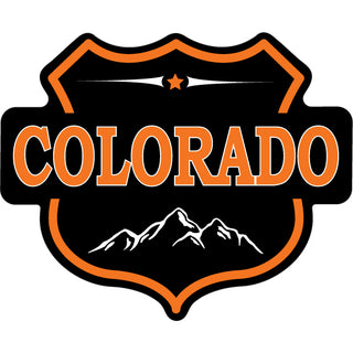 OK4 Colorado Orange Shield Sticker