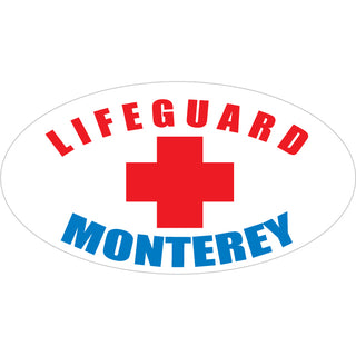 OK4 Monterey Lifegaurd Oval Sticker